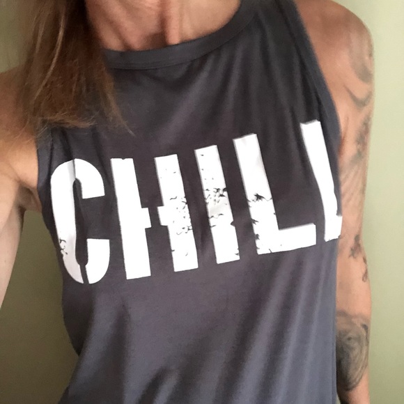 🌟LAST ONE SIZE S🌟 I’m So Chill Graphic Tank - Picture 5 of 5